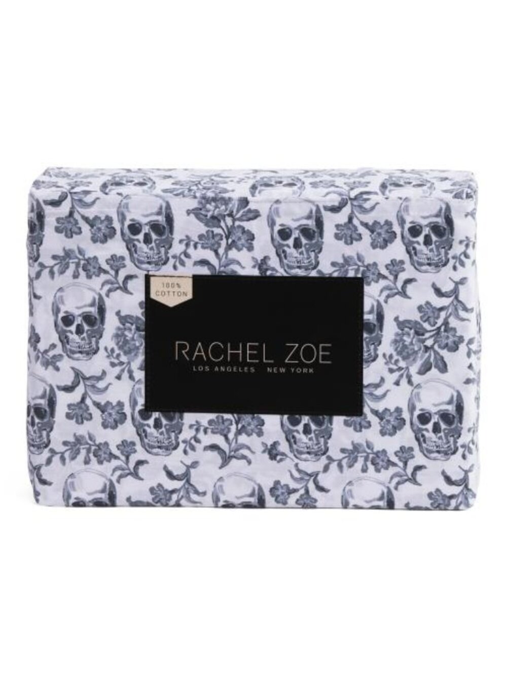 RACHEL ZOE Cotton Girly Skull Sheet Set - Picture 5 of 6